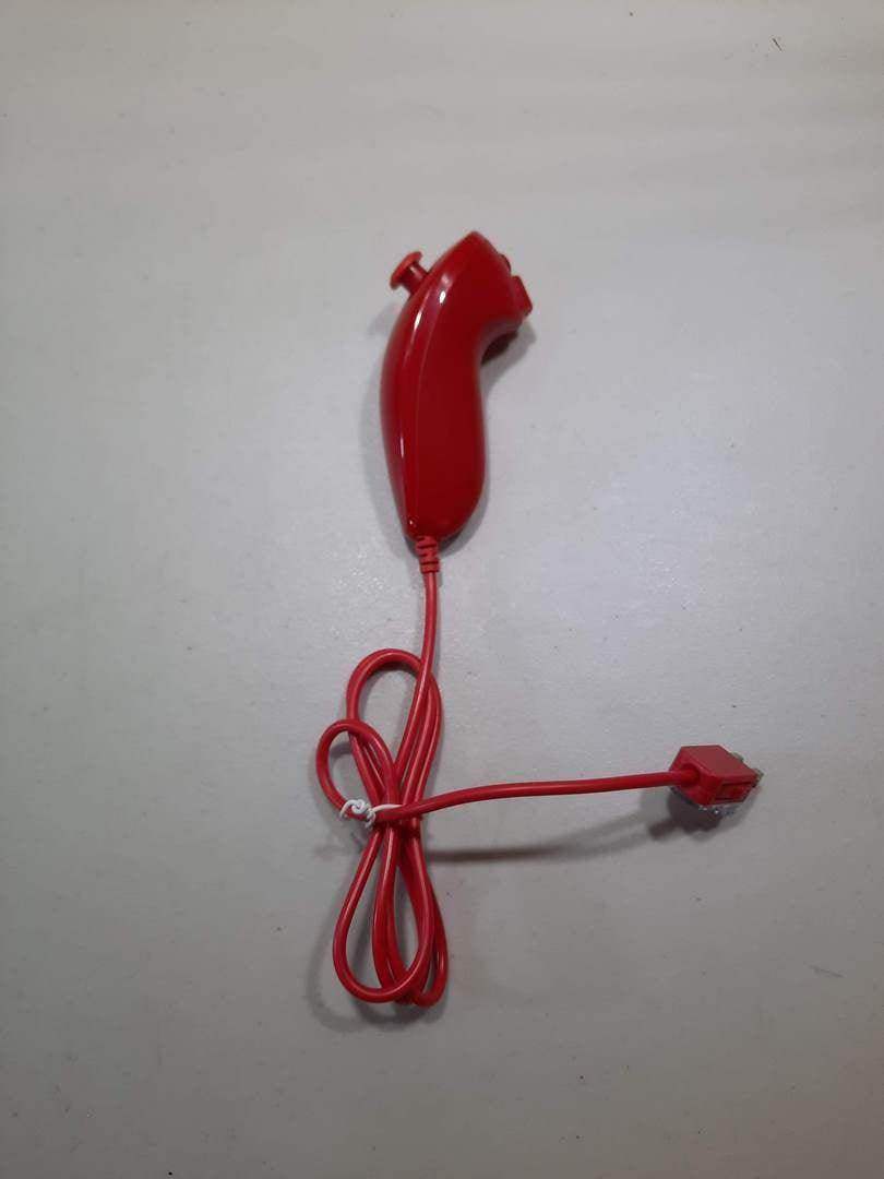 New 3rd Party Nunchuk For Nintendo Wii - Red -- Jeux Video Hobby 