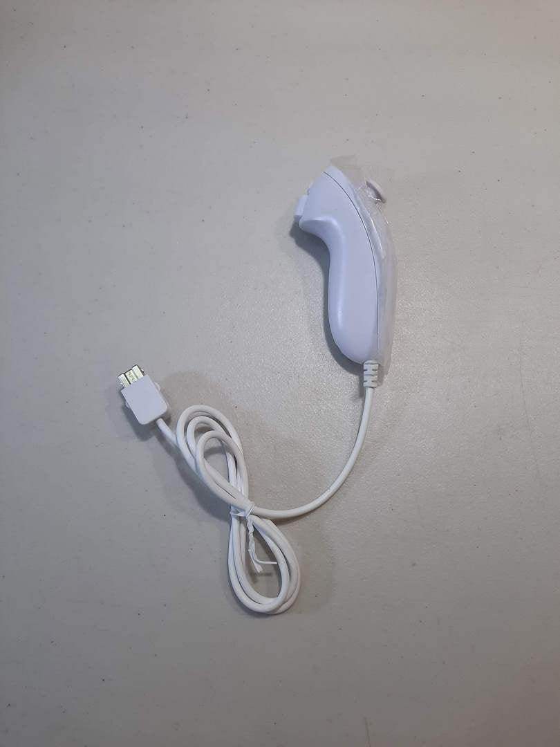 New 3rd Party Nunchuk For Nintendo Wii - White -- Jeux Video Hobby 