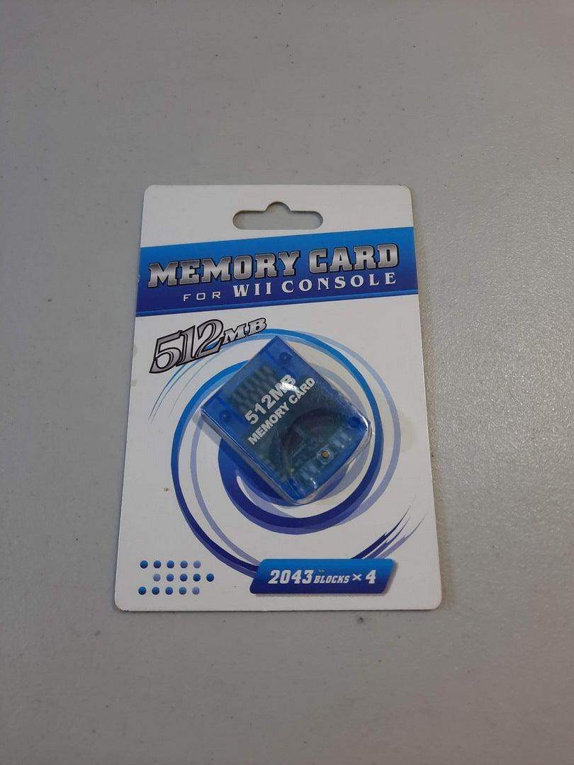 New Memory Card For GmaeCube / Wii 512 MB -- Jeux Video Hobby 