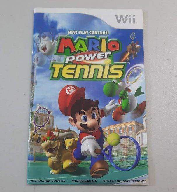 New Play Control: Mario Power Tennis Wii (Instruction) *Trilingual -- Jeux Video Hobby 