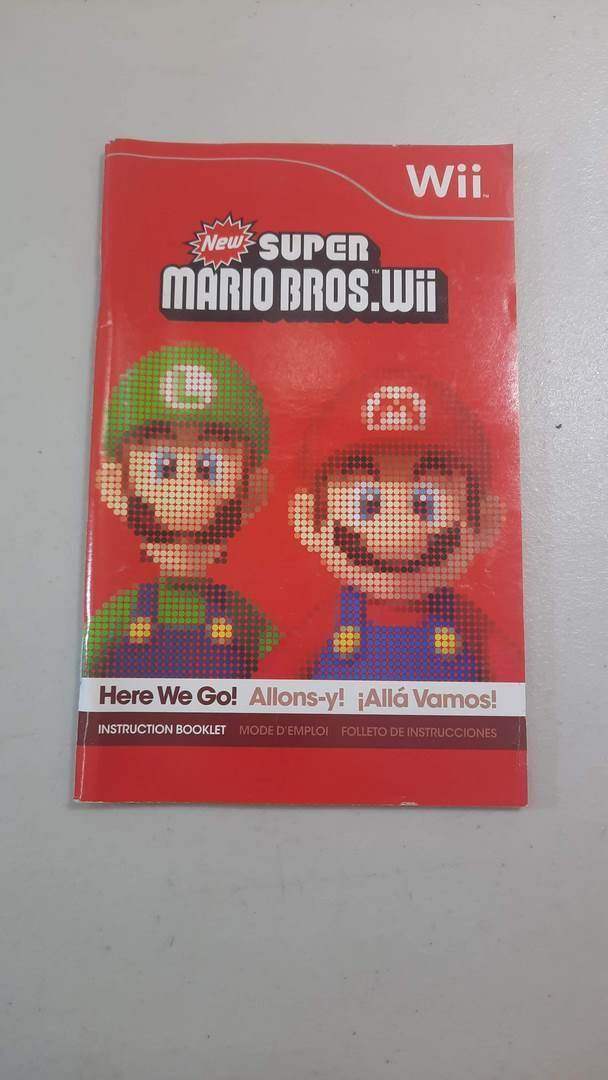 New Super Mario Bros. Wii (Instruction) *Trilingual -- Jeux Video Hobby 