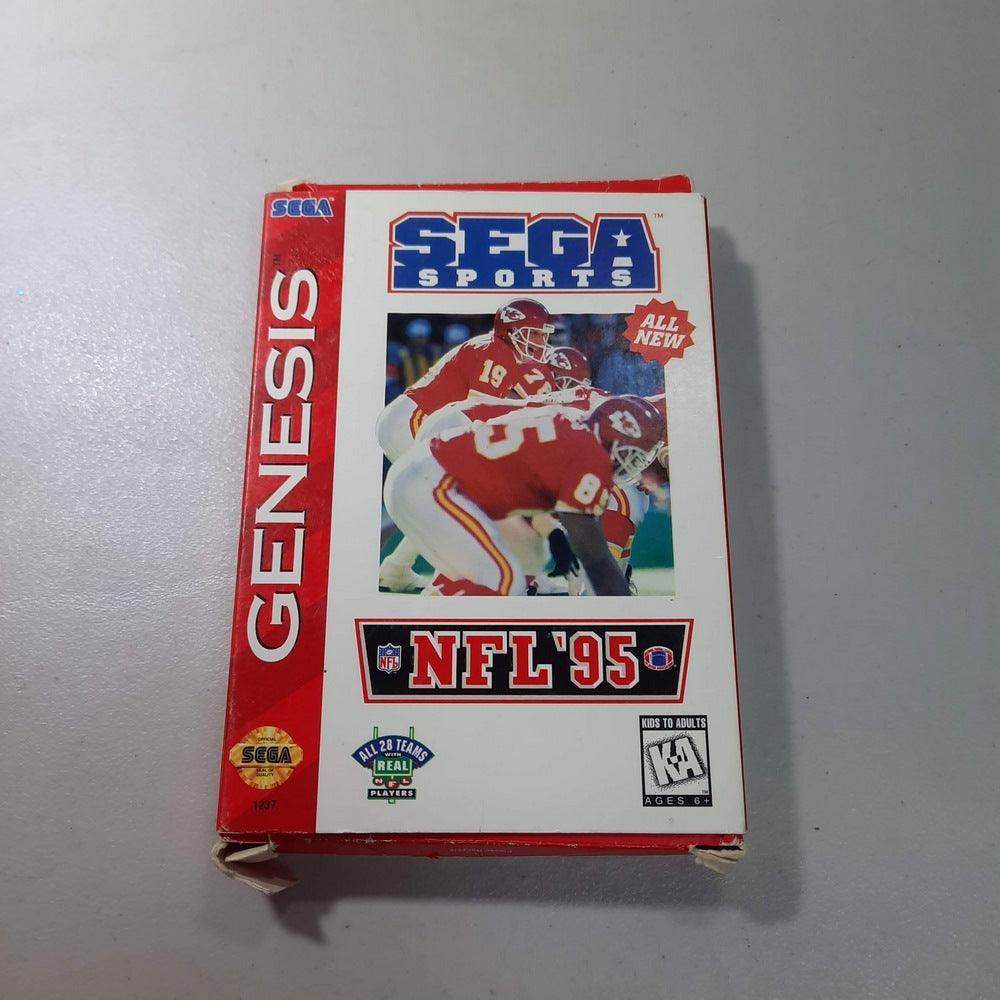 NFL '95 [Cardboard Box] Sega Genesis (Box) -- Jeux Video Hobby 