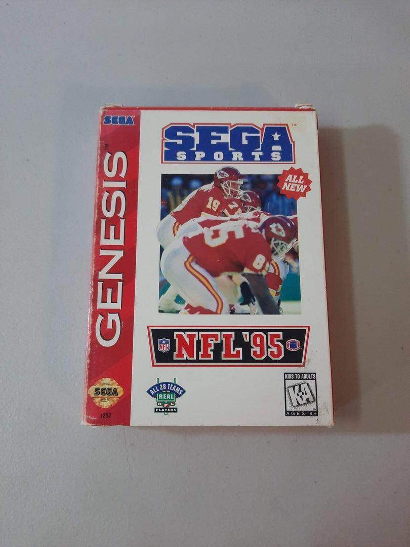 NFL '95 [Cardboard Box] Sega Genesis (Cib) -- Jeux Video Hobby 