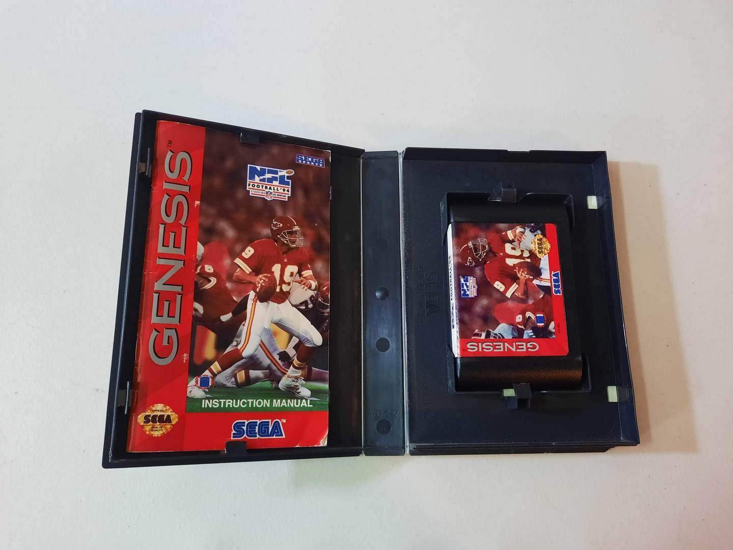 NFL Football '94 Starring Joe Montana Sega Genesis (Cib) -- Jeux Video Hobby 