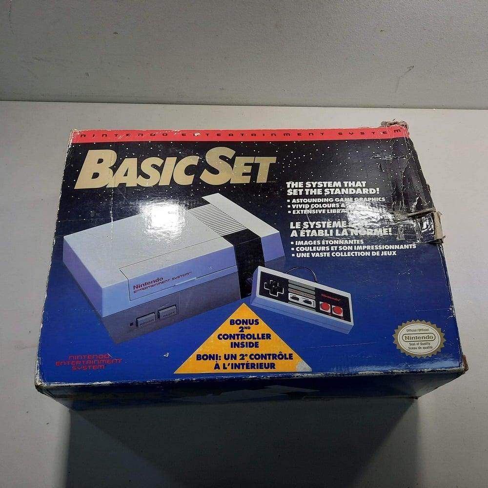 Nintendo Nes Basic Set In Box (Condition-) New 72 Pin Work Like New -- Jeux Video Hobby 