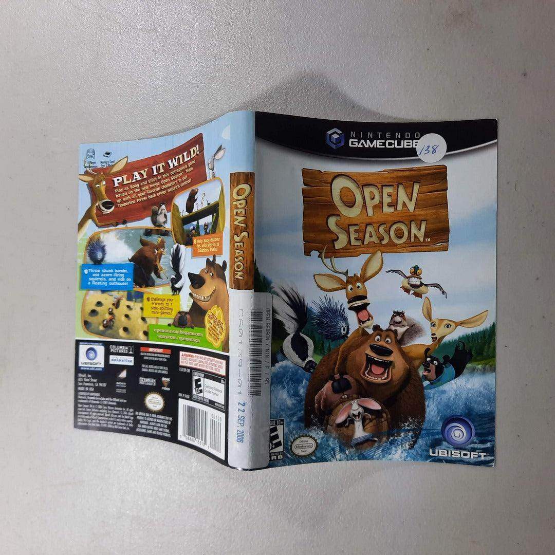 Open Season Gamecube (Box Cover) Condition- -- Jeux Video Hobby 