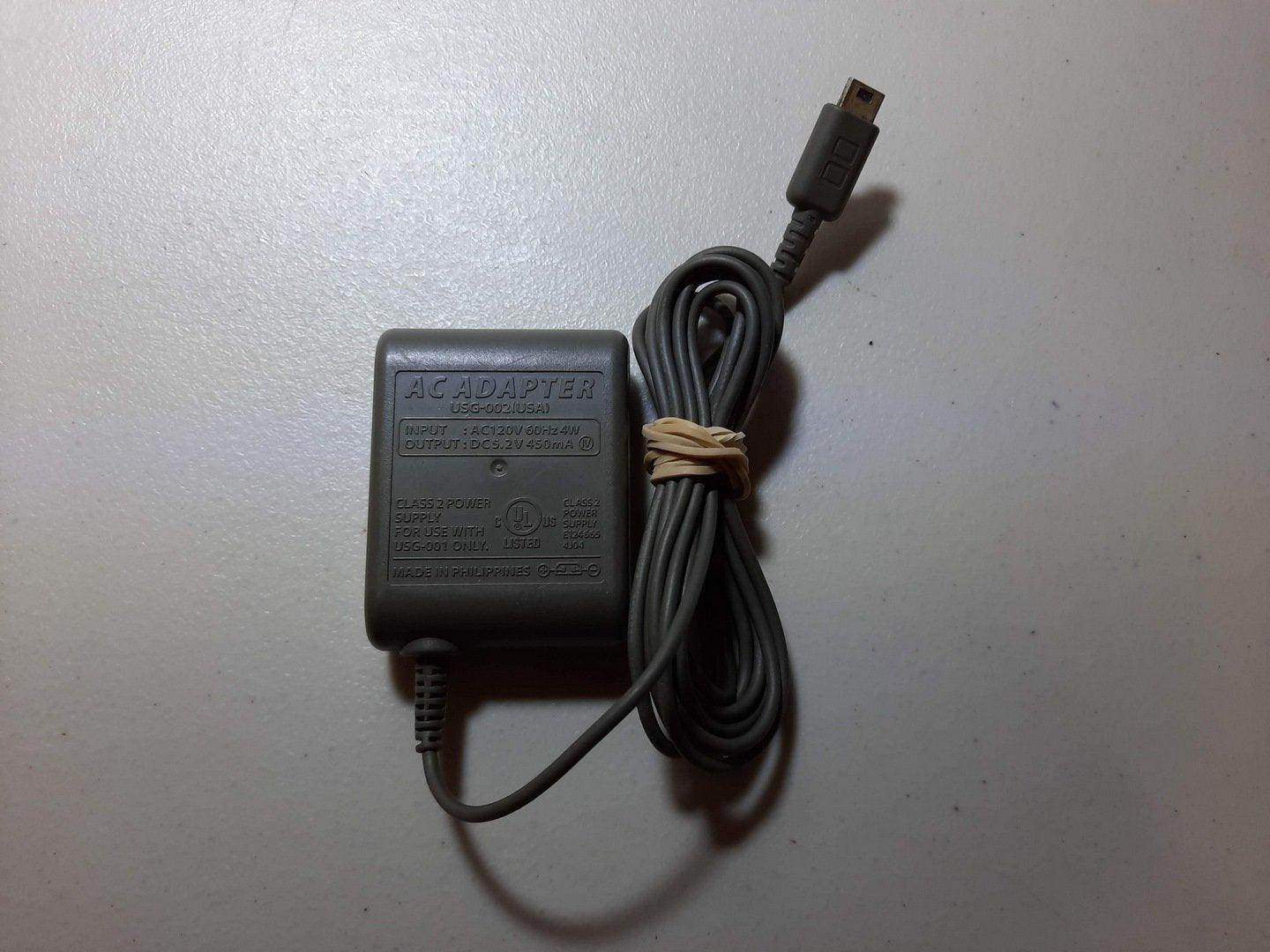 Original AC Adapter For Nintendo DS LITE -- Jeux Video Hobby 