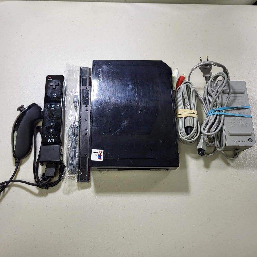 Original Black Nintendo Wii Console System -- Jeux Video Hobby 