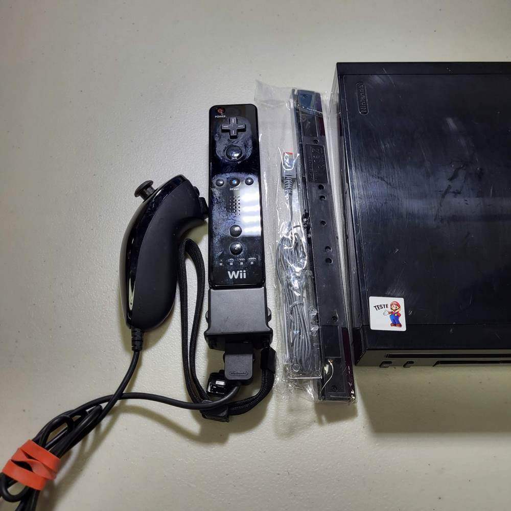 Original Black Nintendo Wii Console System -- Jeux Video Hobby 