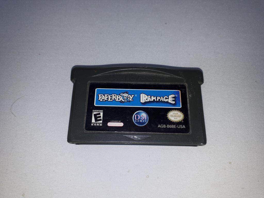 Paperboy & Rampage GameBoy Advance (Loose) -- Jeux Video Hobby 