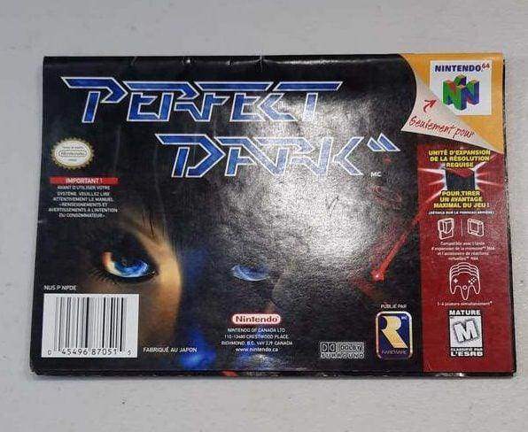 Perfect Dark Nintendo 64 (Instruction) *French/Francais - Jeux Video Hobby 