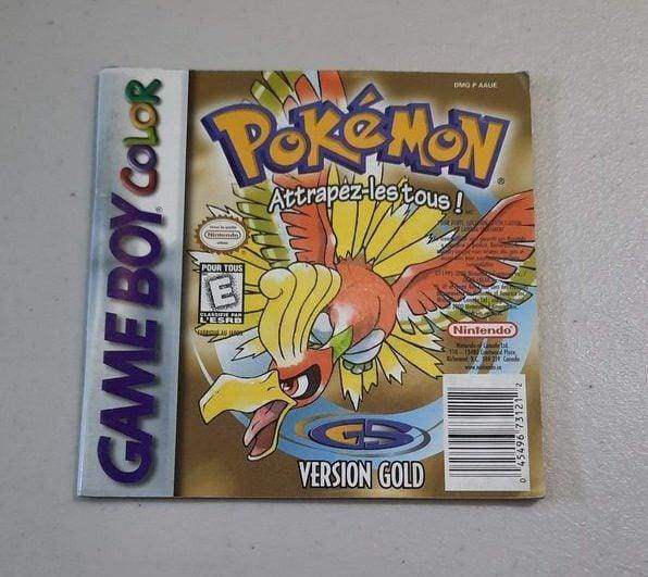 Pokemon Gold GameBoy Color (Instruction) *French/Francais -- Jeux Video Hobby 