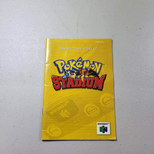 Pokemon Stadium Nintendo 64 (Instruction) *Anglais/English -- Jeux Video Hobby 