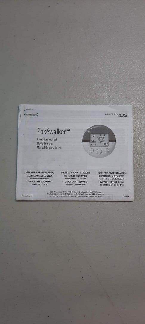 PokeWalker DS (Instruction) *Trilingual -- Jeux Video Hobby 