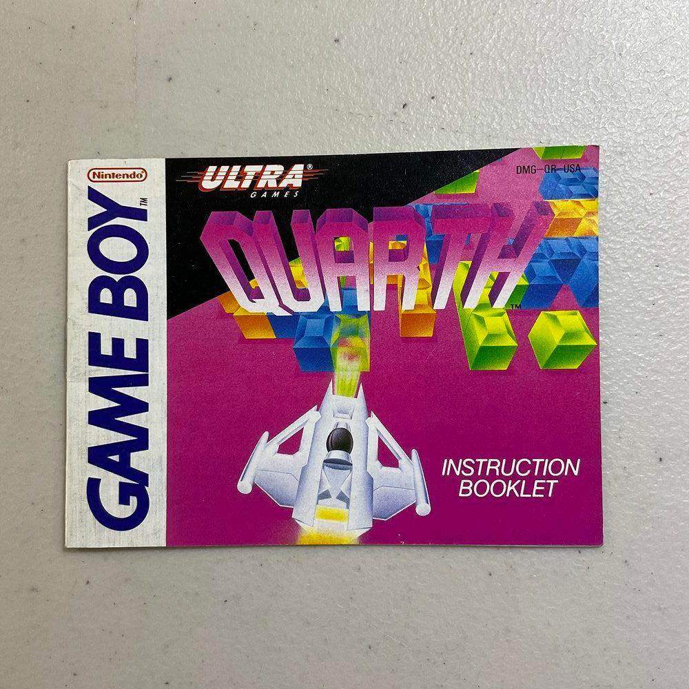 Quarth GameBoy(Instruction) *Anglais/English -- Jeux Video Hobby 