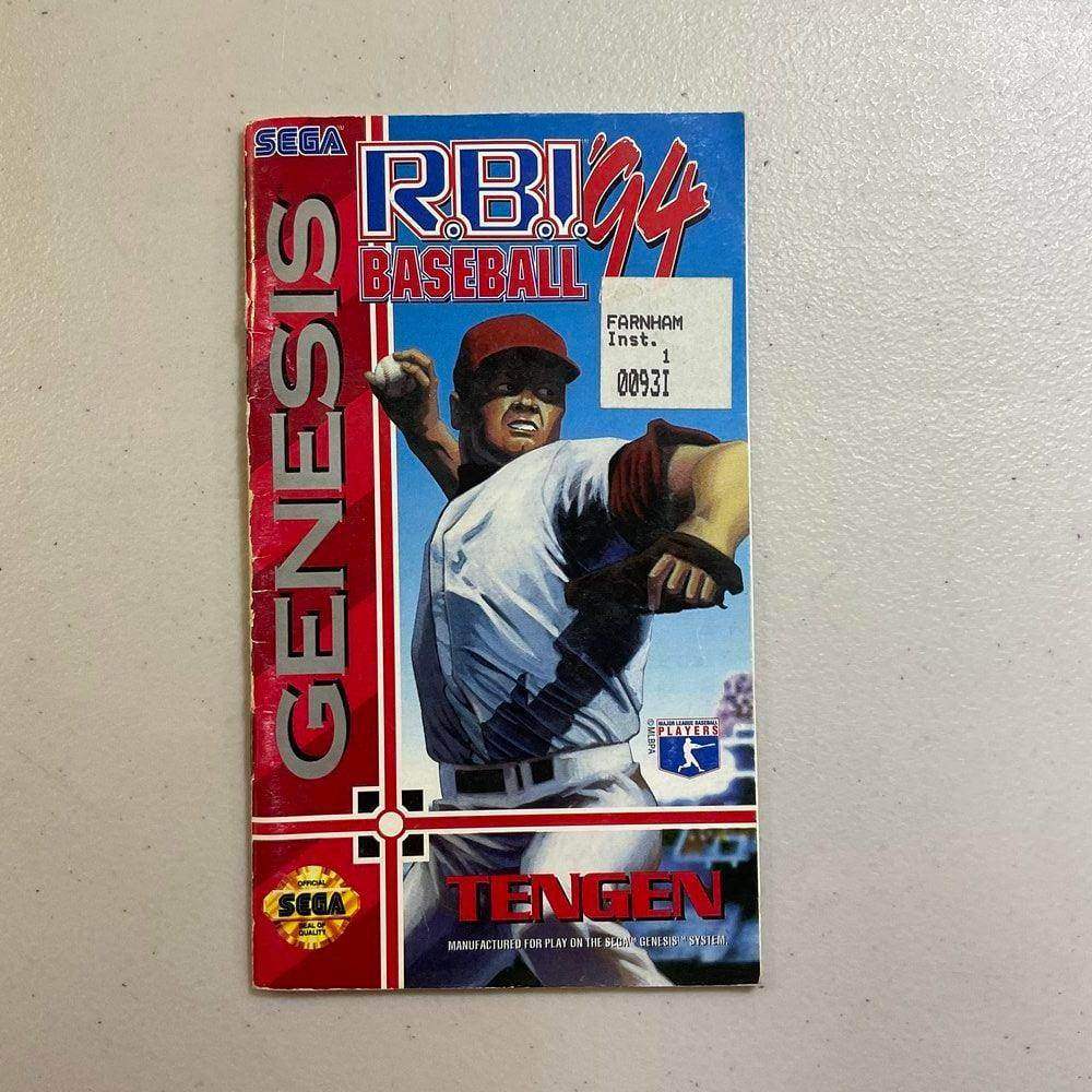 RBI Baseball 94 Sega Genesis(Instruction) *Anglais/English -- Jeux Video Hobby 