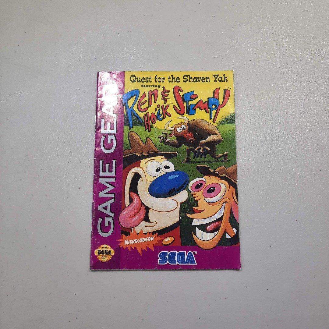 Ren And Stimpy Quest For The Shaven Yak Sega Game Gear (Instruction) *Anglais/E -- Jeux Video Hobby 
