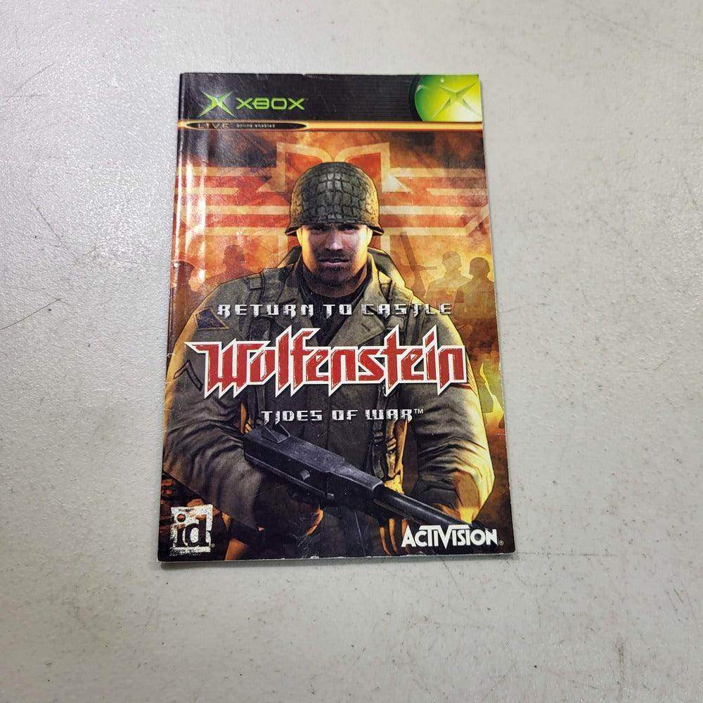 Return To Castle Wolfenstein: Tides Of War Xbox (Instruction) *French/Francais -- Jeux Video Hobby 
