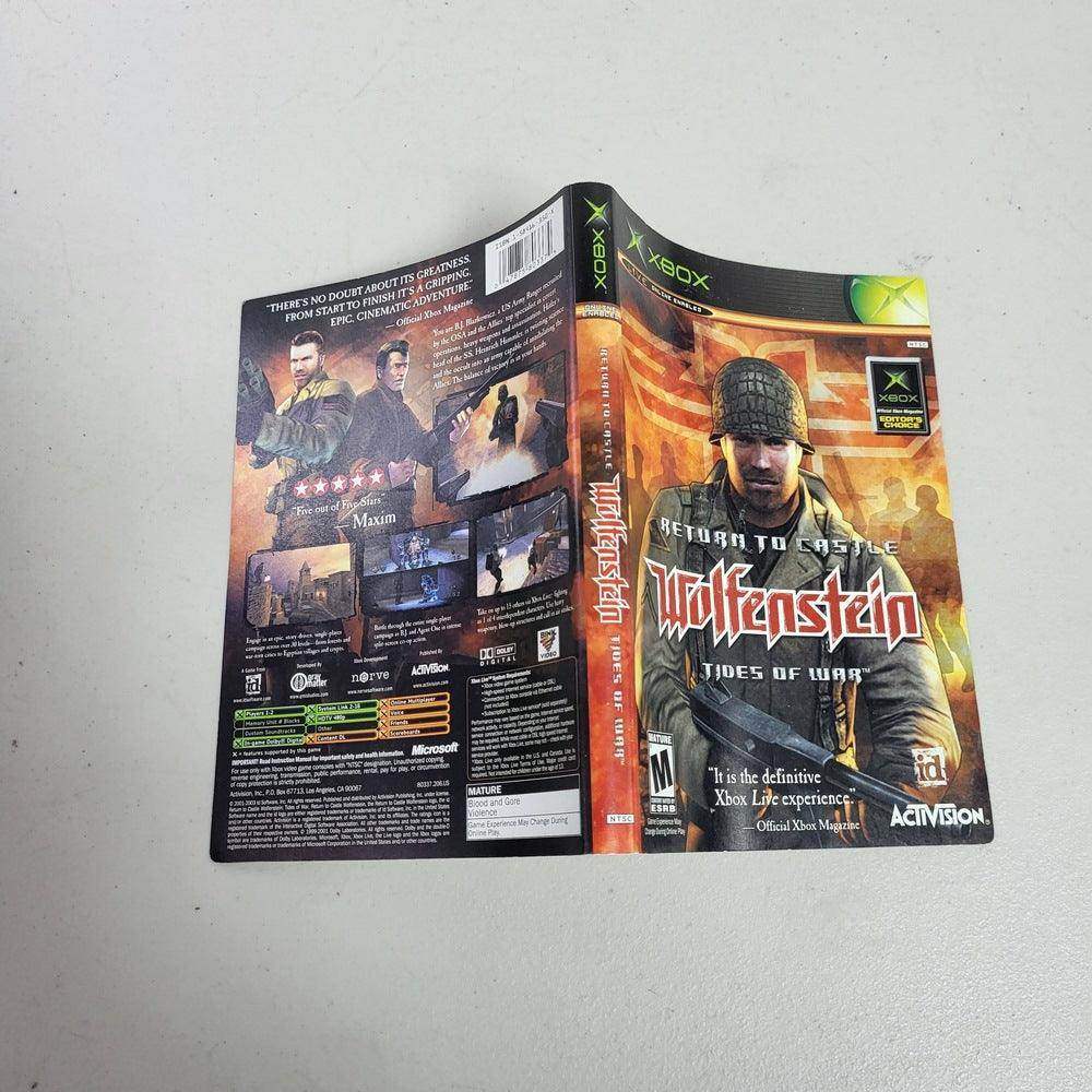 Return To Castle Wolfenstein Xbox (Box Cover) *Anglais/English -- Jeux Video Hobby 