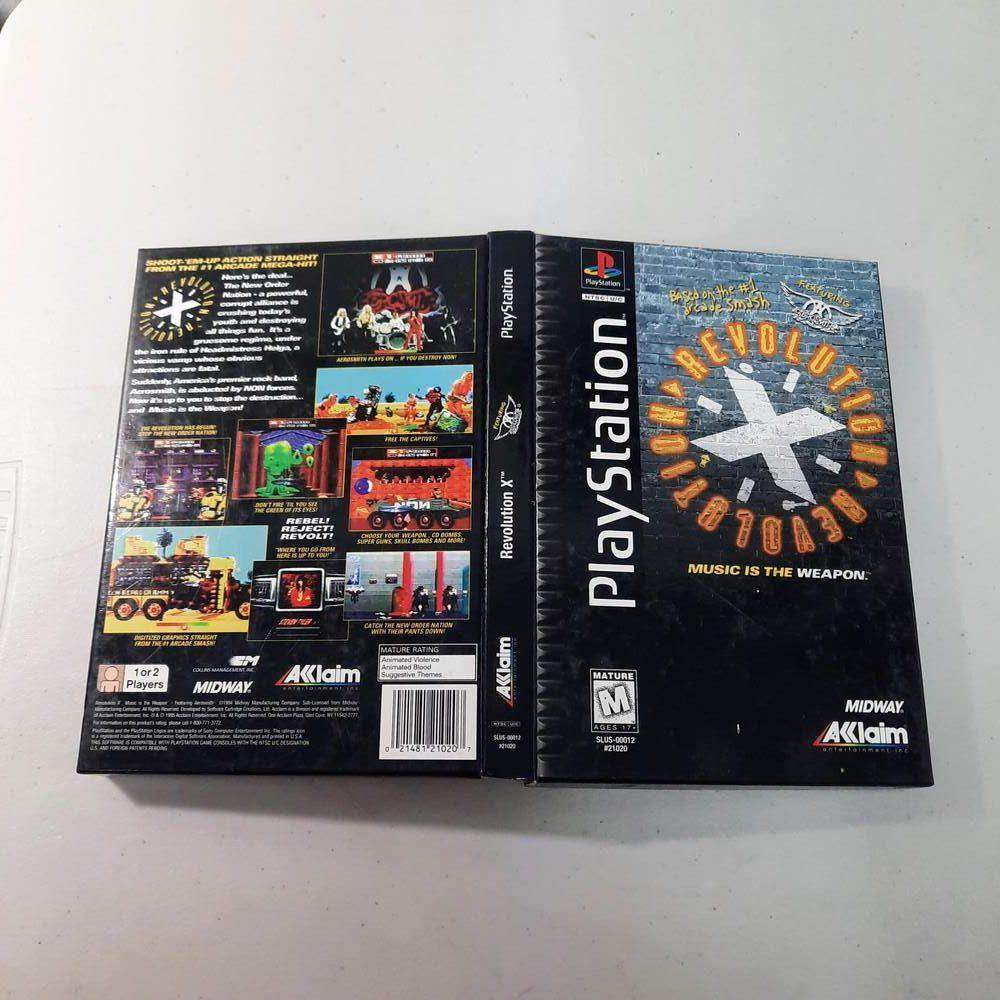 Revolution X Playstation [Long Box] (Cib) -- Jeux Video Hobby 
