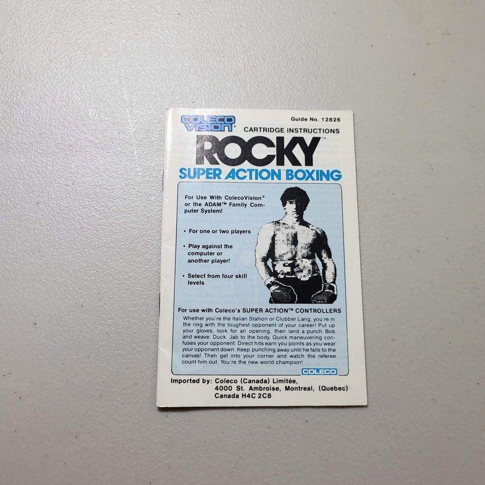 Rocky Colecovision (Instruction) *Anglais/English -- Jeux Video Hobby 