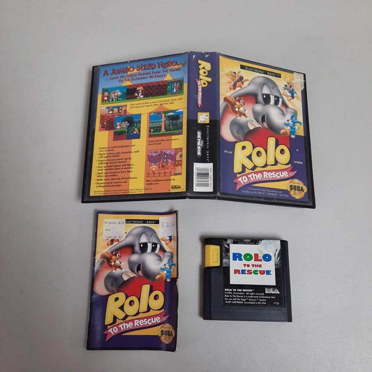 Rolo To The Rescue Sega Genesis (Cib) (Condition-) -- Jeux Video Hobby 