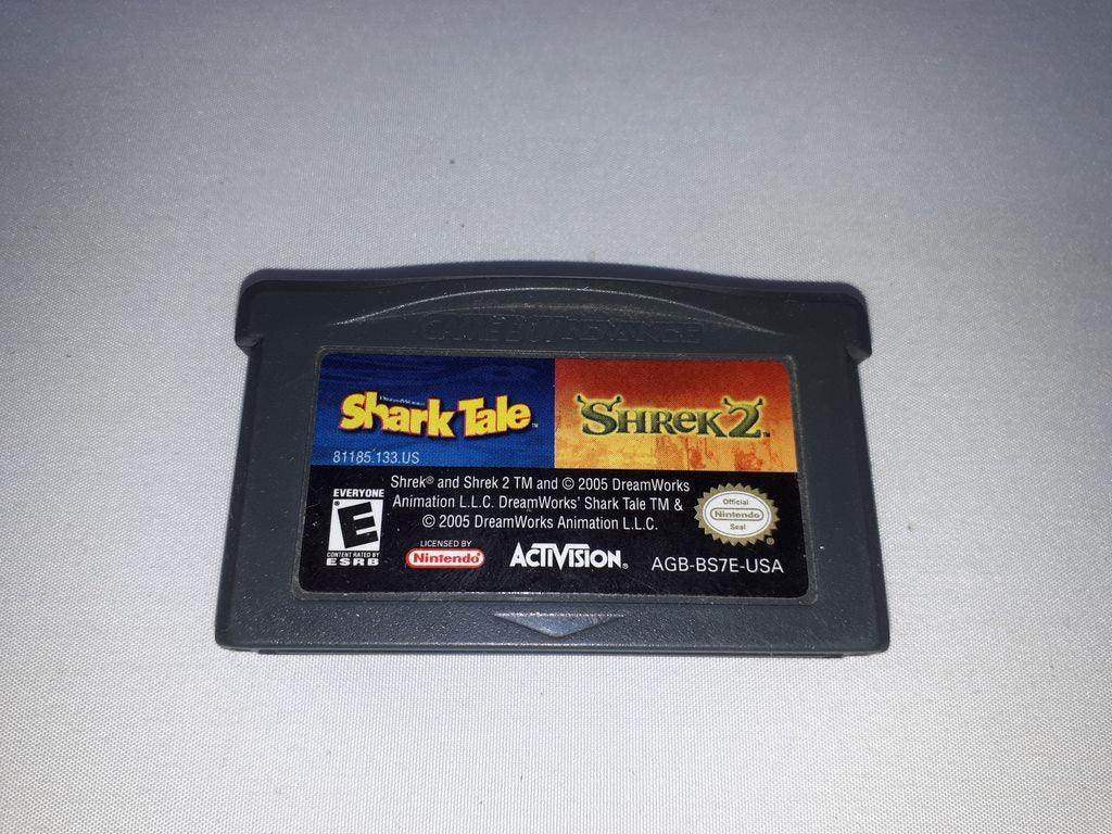 Shrek 2 and Shark Tale 2 in 1 GameBoy Advance (Loose) - Jeux Video Hobby 