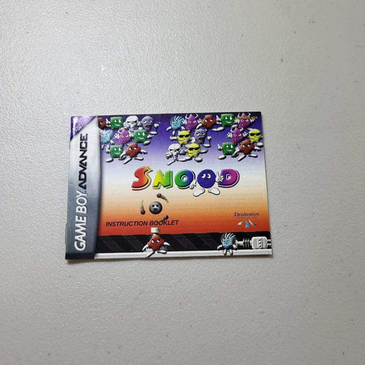 Snood GameBoy Advance(Instruction) *Anglais/English -- Jeux Video Hobby 