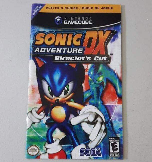 Sonic Adventure DX [Players Choice] Gamecube (Instruction) *French/Francais Colo -- Jeux Video Hobby 