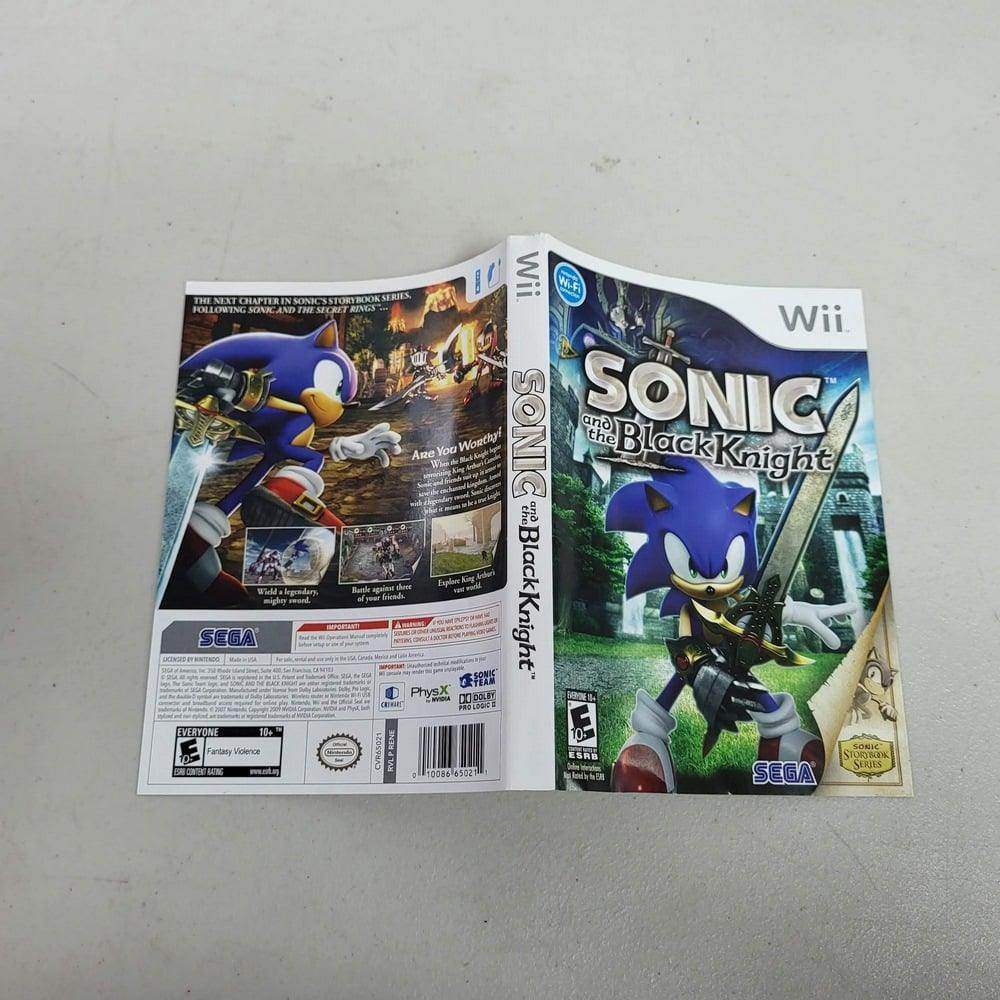 Sonic And The Black Knight Wii (Box Cover) *Bilingual -- Jeux Video Hobby 