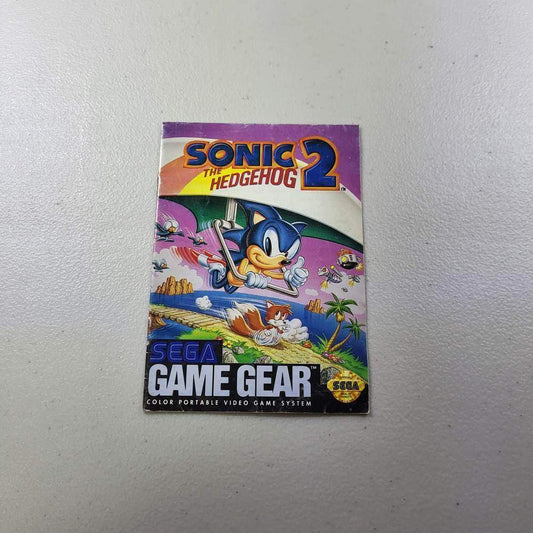 Sonic The Hedgehog 2 Sega Game Gear (Instruction) -- Jeux Video Hobby 