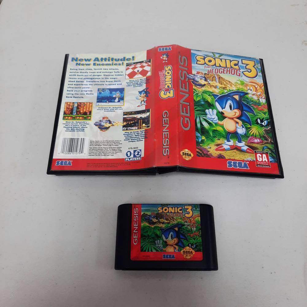 Sonic The Hedgehog 3 Sega Genesis (Cb) -- Jeux Video Hobby 
