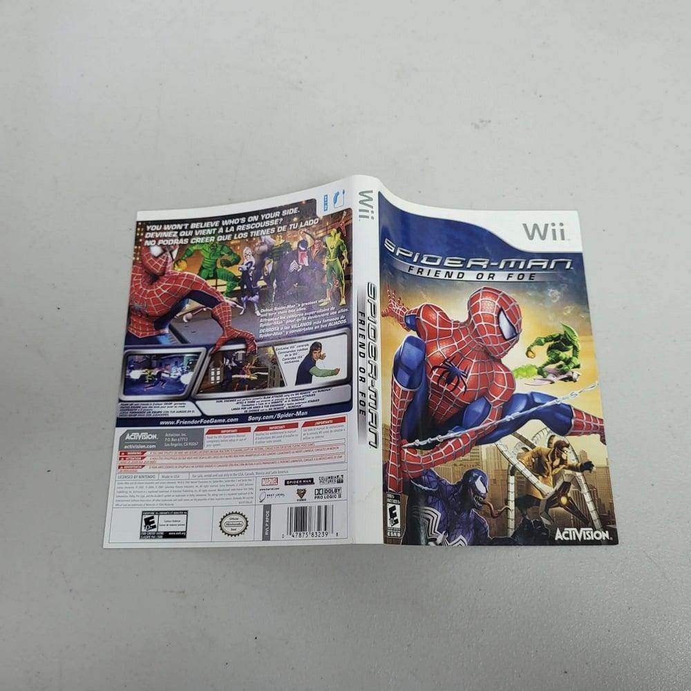 Spiderman Friend Or Foe Wii (Box Cover) *Bilingual -- Jeux Video Hobby 