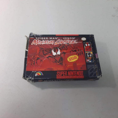 Spiderman Maximum Carnage Super Nintendo (Cb) (Condition-) -- Jeux Video Hobby 