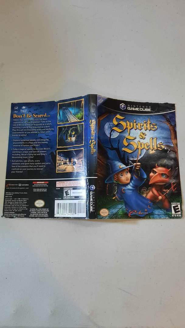 Spirits & Spells Gamecube (Box Cover) (Condition-) -- Jeux Video Hobby 