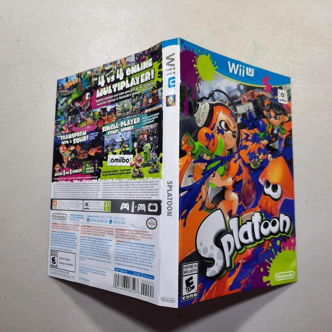 Splatoon Wii U (Box Cover) -- Jeux Video Hobby 