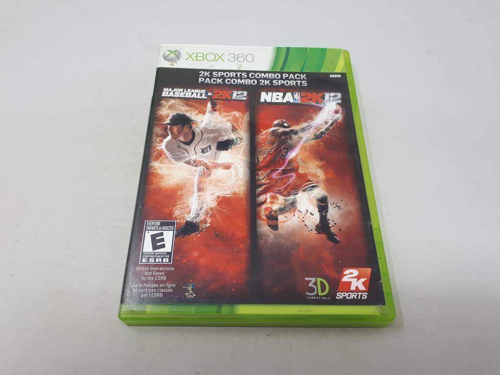 Sports Combo Pack MLB 2K12 NBA 2K12 Xbox 360 (Cb) -- Jeux Video Hobby 