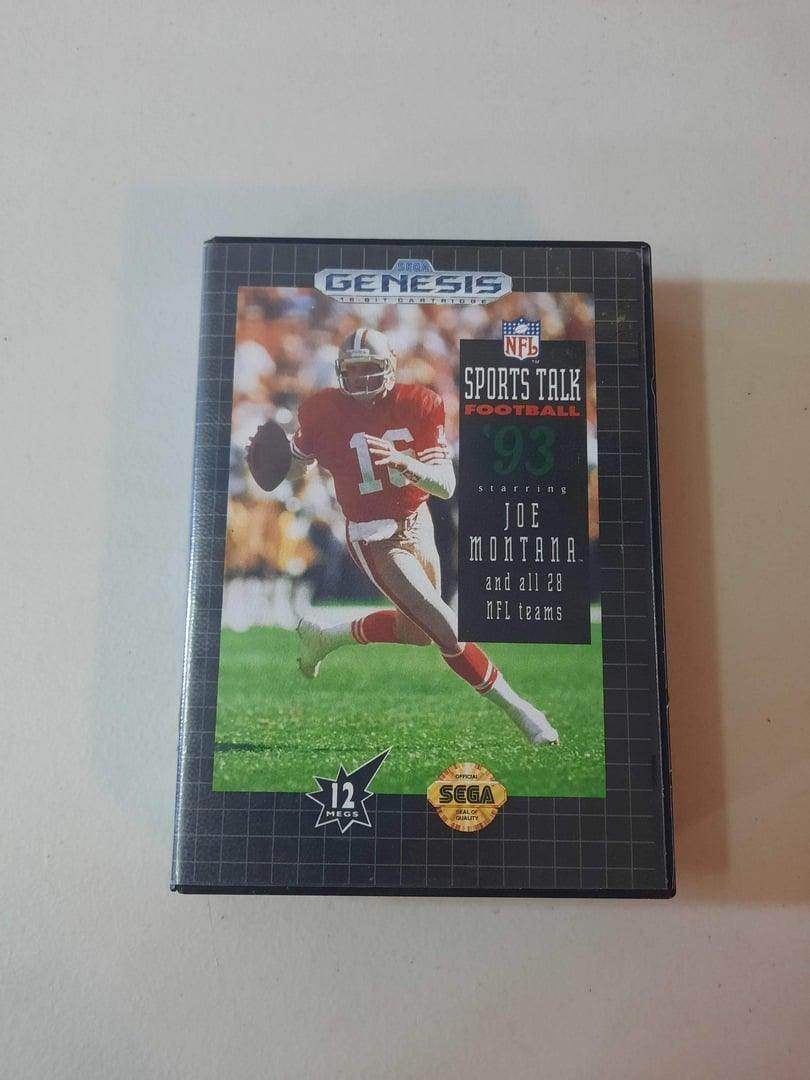 Sports Talk Football '93 Starring Joe Montana Sega Genesis (Cib) - Jeux Video Hobby 