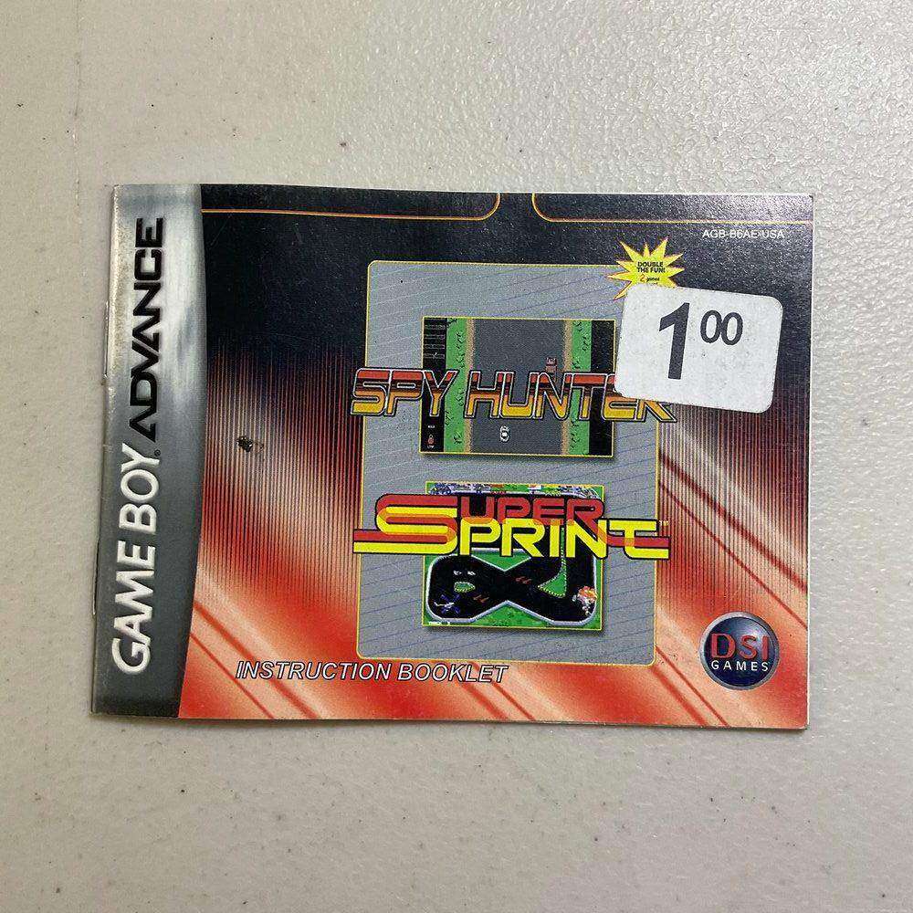 Spy Hunter & Super Sprint GameBoy Advance (Instruction) *Anglais/English -- Jeux Video Hobby 