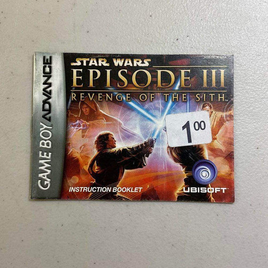 Star Wars Episode III Revenge Of The Sith GameBoy Advance (Instruction) *Angl -- Jeux Video Hobby 