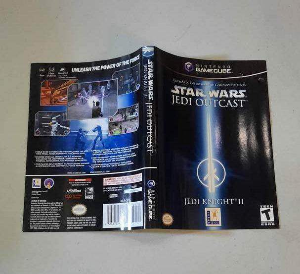 Star Wars Jedi Outcast Gamecube (Box Cover) -- Jeux Video Hobby 