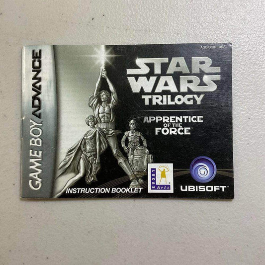 Star Wars Trilogy Apprentice Of The Force GameBoy Advance (Instruction) *Angla -- Jeux Video Hobby 