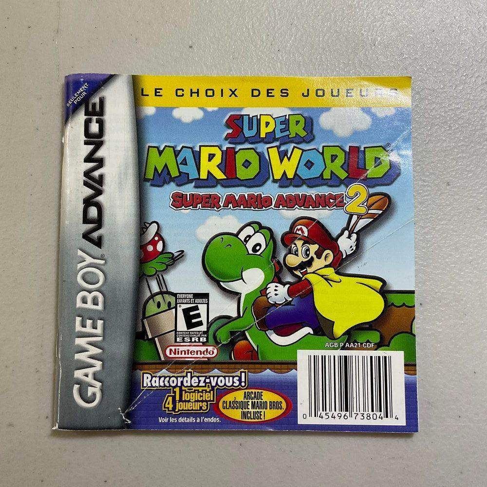 Super Mario Advance 2 [Player's Choice] GameBoy Advance (Instruction) *French -- Jeux Video Hobby 