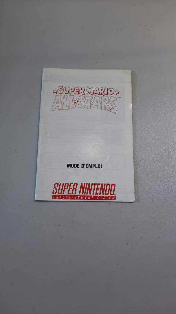 Super Mario All-Stars Super Nintendo (Instruction) *Anglais/English -- Jeux Video Hobby 