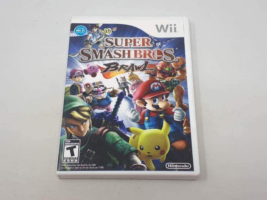 Super Mario Smash Bros Brawl Nintendo Wii (Cib) -- Jeux Video Hobby 