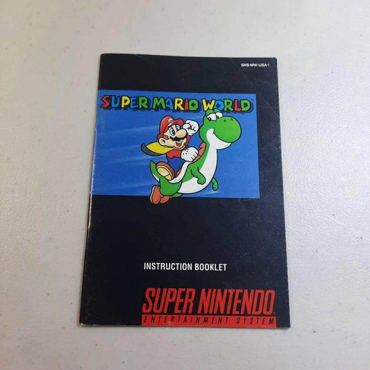 Super Mario World Super Nintendo (Instruction) *Anglais/English -- Jeux Video Hobby 