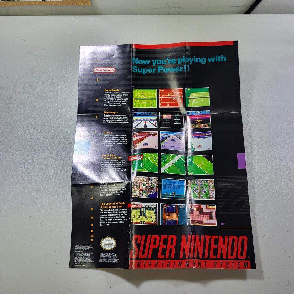 Super Nintendo Play Power (Instruction) *Anglais/English -- Jeux Video Hobby 