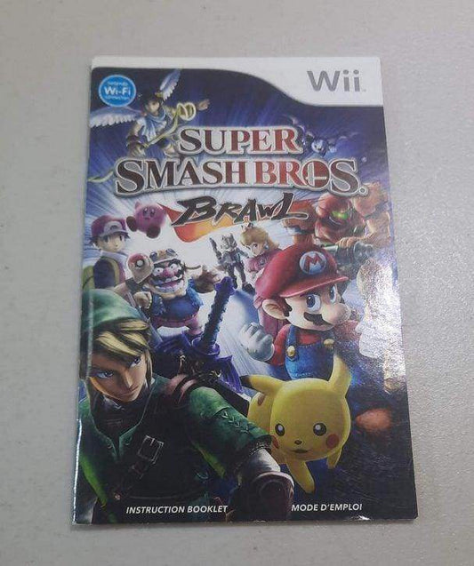 Super Smash Bros. Brawl Wii (Instruction) *Trilingual -- Jeux Video Hobby 