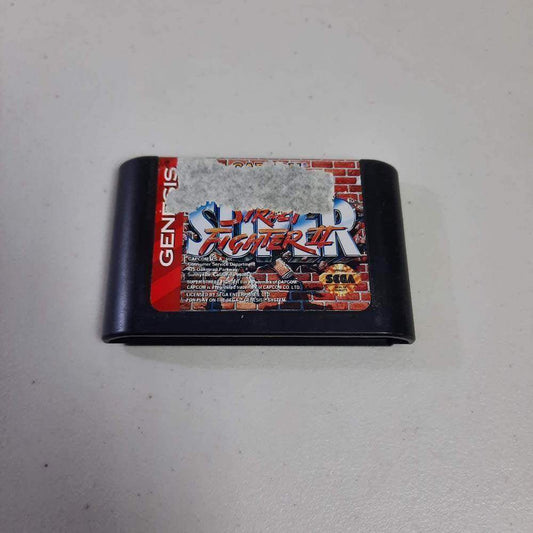 Super Street Fighter II Sega Genesis (Loose) (Condition-) -- Jeux Video Hobby 