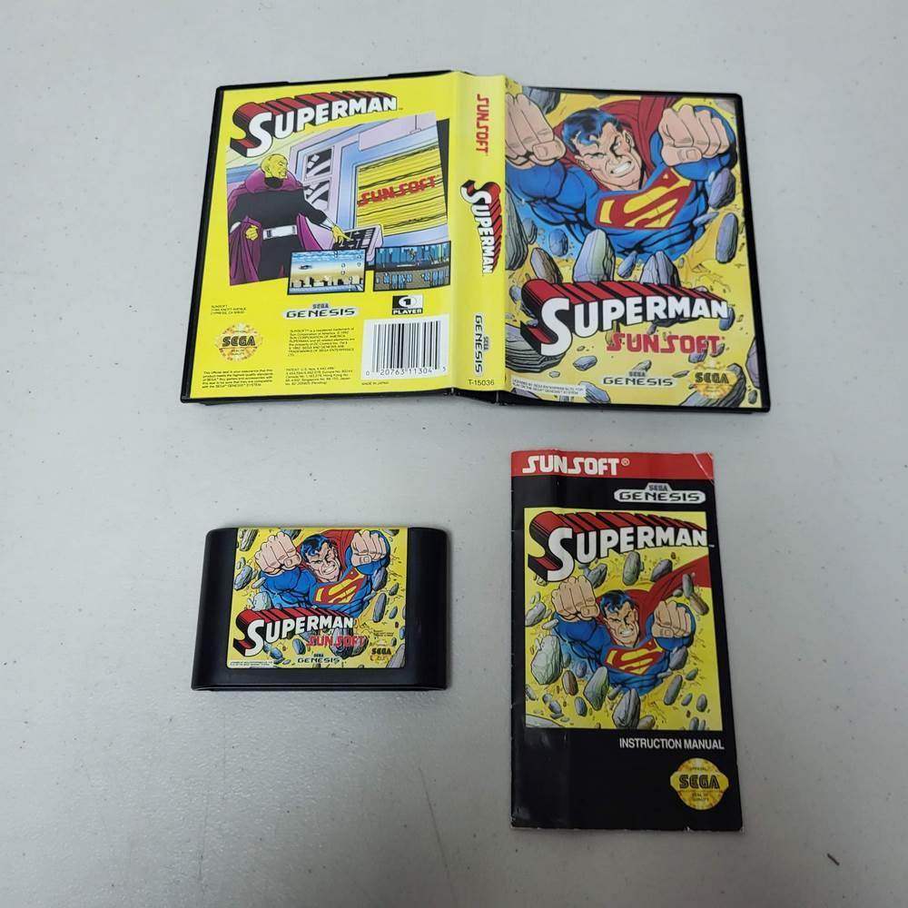 Superman Sega Genesis (Cib) -- Jeux Video Hobby 